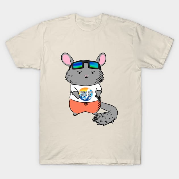 Chinchilla dad T-Shirt by naturalhabitatshorts